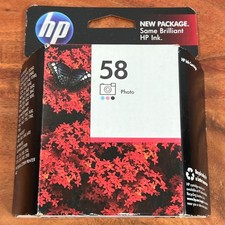 HP 58 Photo Inkjet Print Cartridge C6658AN New In Box Expired 2011