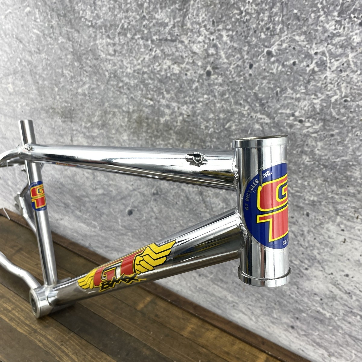 Vintage GT BMX Pro Series 24 Cruiser Frame Chrome Santa Ana USA