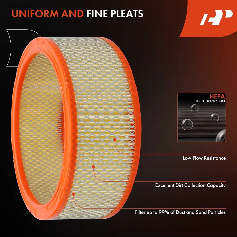 Filtro de aire del motor A-Premium 2x para Fiat 128 1971-1973 Yugo GV 1986-1991 GVL GVS Foto 4 de 4