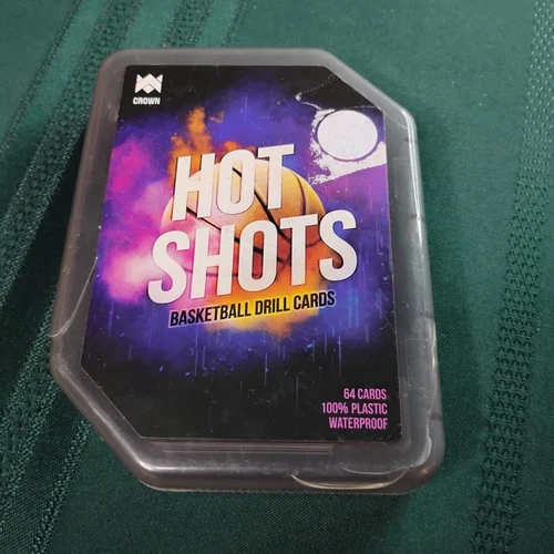 Hot Shots Basketball Drill Cards Deck for Training Skill Development - R
