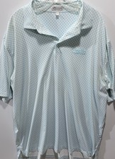 Peter Millar Summer Comfort Men's 2XL Blue Performance Skulls AOP Golf Polo