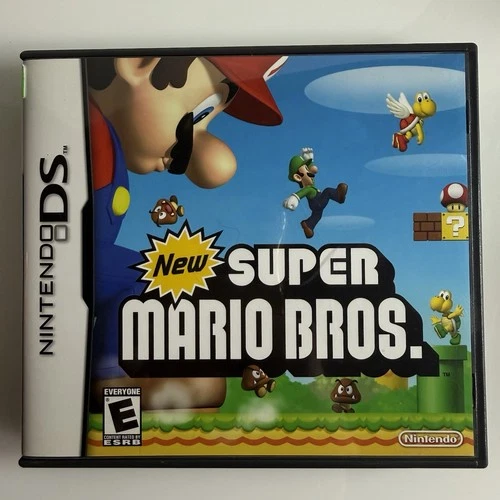 Super Mario Bros Nintendo DS Complete CIB w/ Manual & Inserts Tested Authentic
