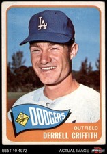 1965 Topps #112 Derrell Griffith Dodgers 3.5 - VG+