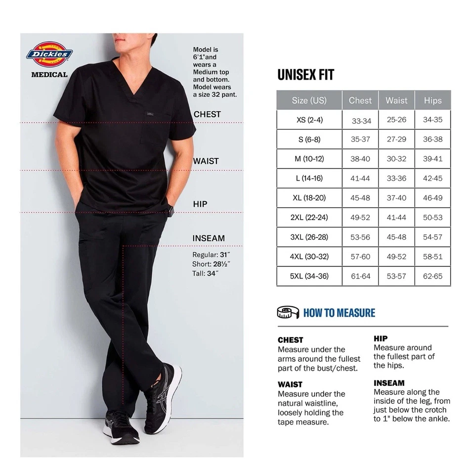 Dickies Men & Women Unisex Scrubs Lab Coat 43" Snap Front GD360 Size XS White - Image 2 of 4