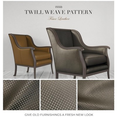 Authentic Black Leather Texture Marine Vinyl 10ft