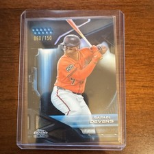 Topps ’26 Chrome Black Serial Numbered /150 Rafael Devers #179 Giants