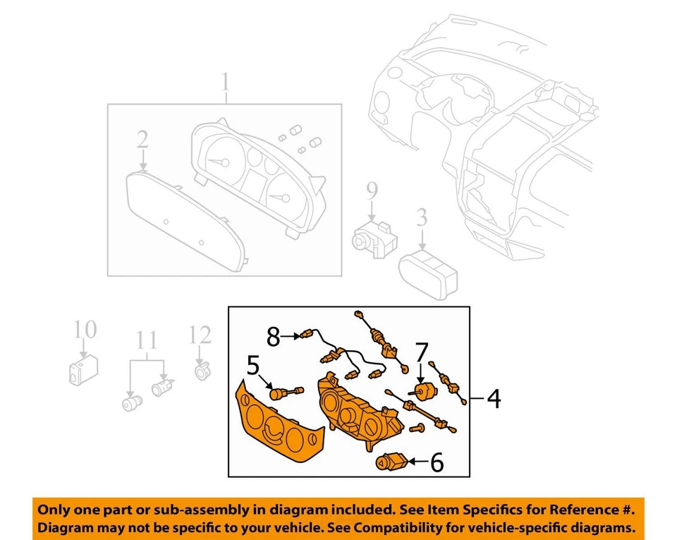 ПОДХОДИТ ДЛЯ 09-11 CHEVROLET AVEO & AVEO5 ПЕРЕКЛЮЧАТЕЛЬ ASM 96437339 - НОВЫЙ OEM - Изображение 3 из 4