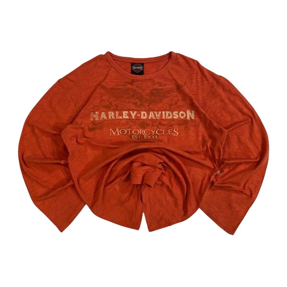 Harley-Davidson Orange Vintage T-Shirts for Men for sale | eBay
