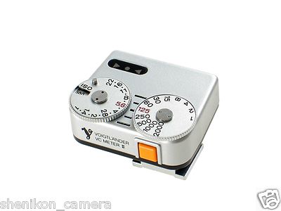 Brand New Unused Voigtlander VC Meter II 2 Silver Light Meter