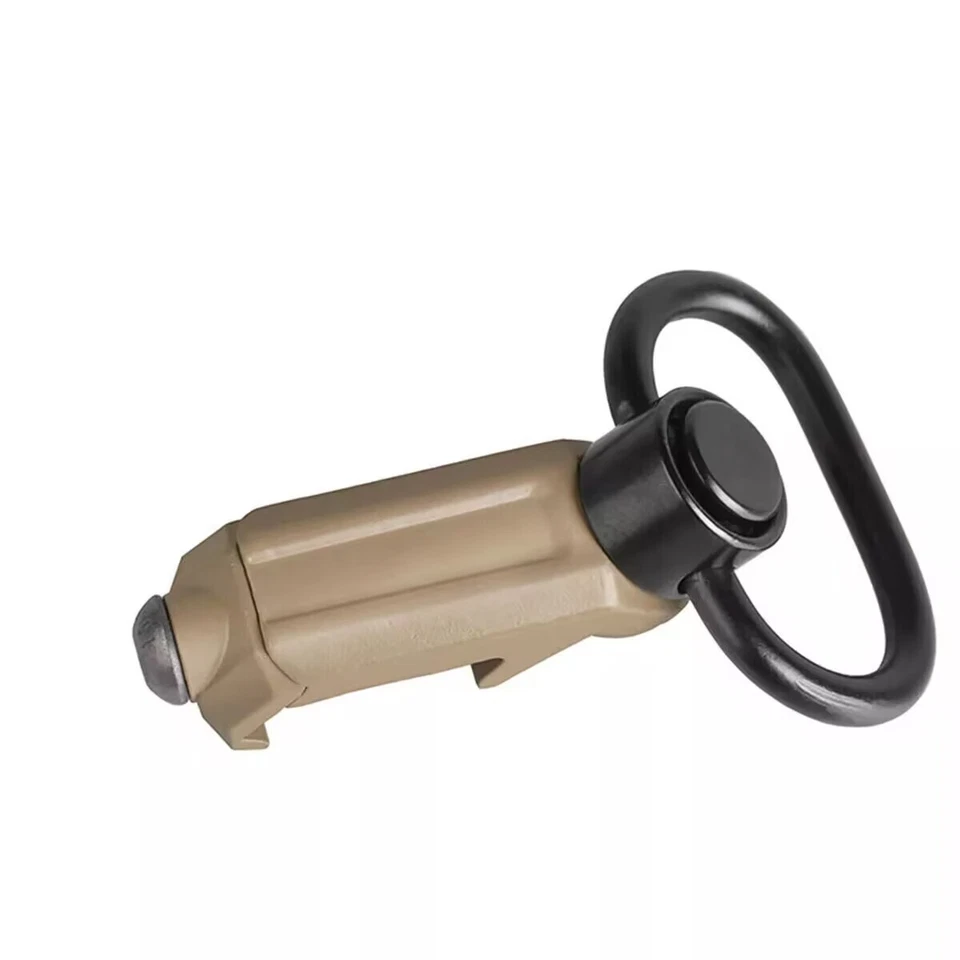 Tactical QD Sling Swivel Attachments 45 Degree Low Profile Picatinny Rail Mount - Image 4 of 4