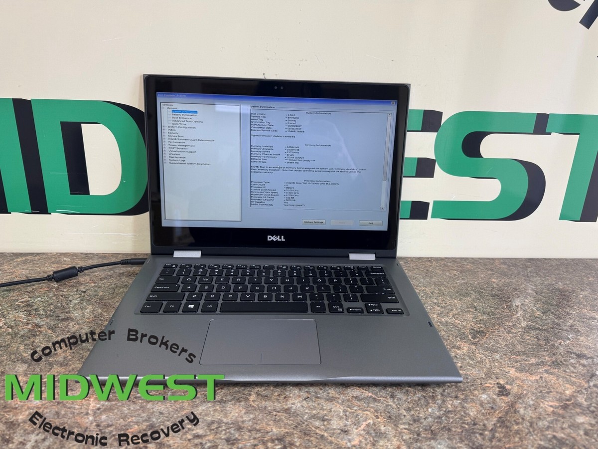 Windowsノート本体 DELL Inspiron 13-5378 Core i5-7200U Dell Inspiron 13 5378 i5-7200U 2.5GHz 16GB RAM (NO OS/HDD/SSD + NO