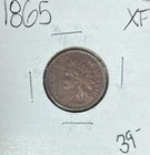 1865 INDIAN HEAD CENT~ XF ~NICE COIN~