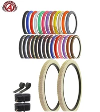 AltaLine Bicycle Wire Bead Cruiser TIRES 26 x 2.125 HEAVY DUTY Diamond 6pc SET.