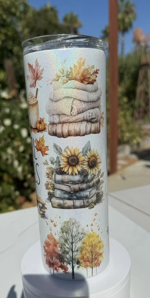 TUMBLER | Just A Girl Who Loves Fall Travel Mug | Double Insulated