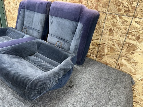 TOYOTA SUPRA MK3 86-92 CLOTH SEAT SEATS SET BLUE CLOTH REAR FRONT LEFT RIGHT OEM - Picture 18 of 24