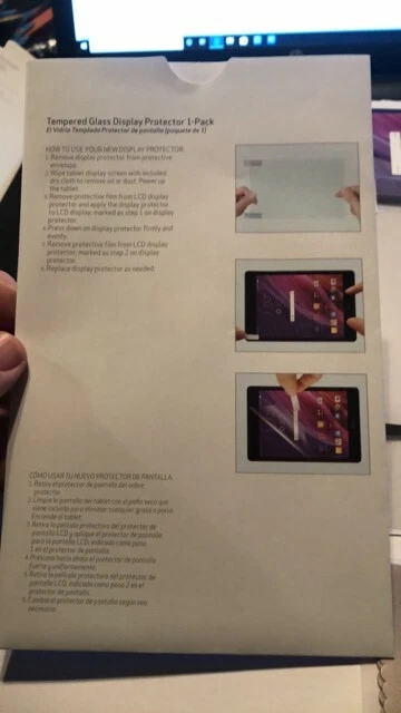 Verizon Tempered Glass Screen Protector for Asus ZenPad Z8 (New in Open Box) - Image 4 of 4