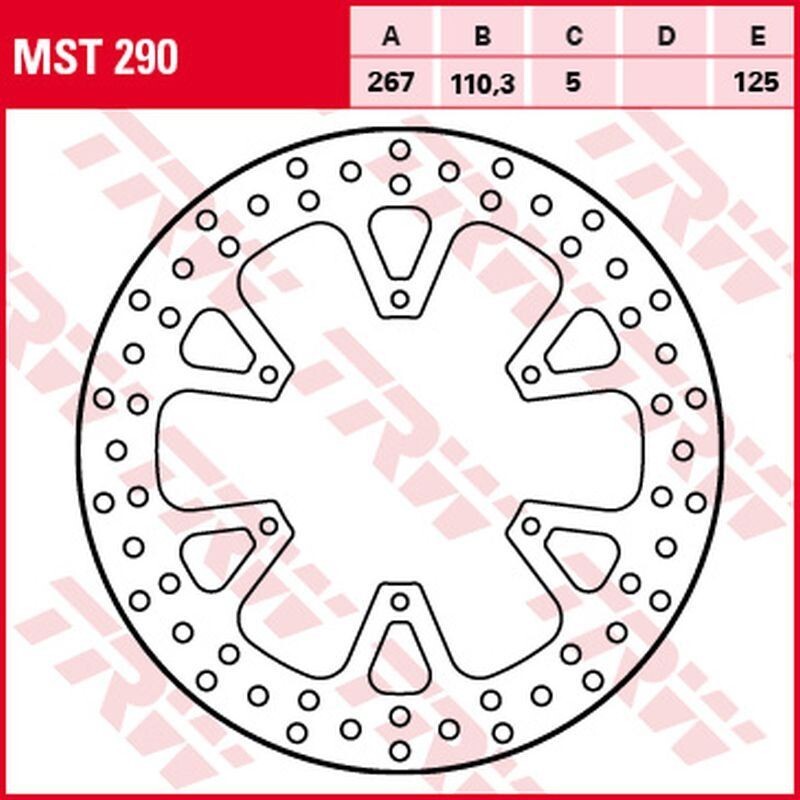 Disque de frein arrière ZF moto KTM 1050 1090 Adventure R 2016 2017