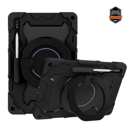 Tablet Armor Stand Hard Case Cover For Samsung Galaxy Tab S7 FE S8+ S9 Ultra - Picture 34 of 91