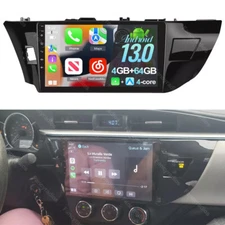 For Toyota Corolla 2014-2016 Car Stereo Radio Android 13 Carplay GPS Navi 4+64GB