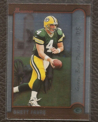 1999 Bowman Interstate Foil #60 Brett Favre Green Bay Packers