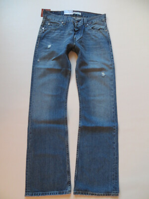 Levi's 512 Bootcut Jeans Hose W 36 /L 34, NEU ! Distressed Vintage Denim, KULT !