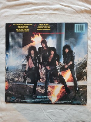 Kiss 1984 Animalize LP Mercury Records 422-822 495-1 M-1 **Writing
