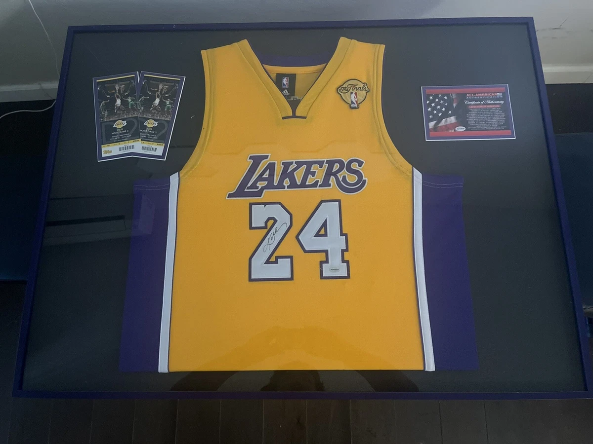 Kobe bryant top signed jersey ebay