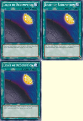 Light of Redemption SDCR-EN027 1st X 3 Mint YUGIOH Cards | eBay