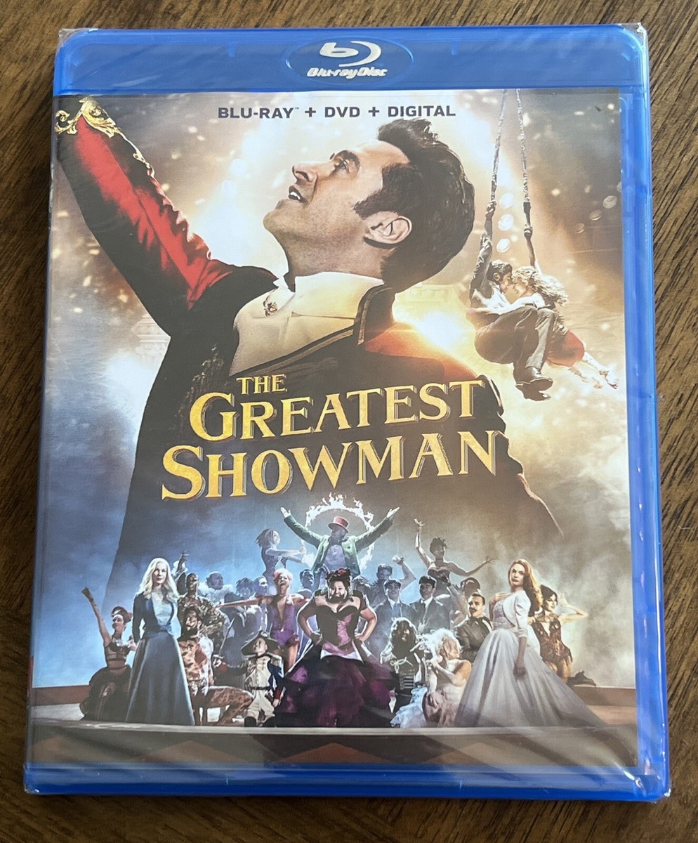 The Greatest Showman Blu-ray and DVD Combo Hugh Jackman Zac Efron