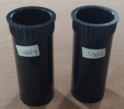 Set of 2 Original 1970's REALISTIC Radio Shack NOVA 4 Plastic SOUND PORTS