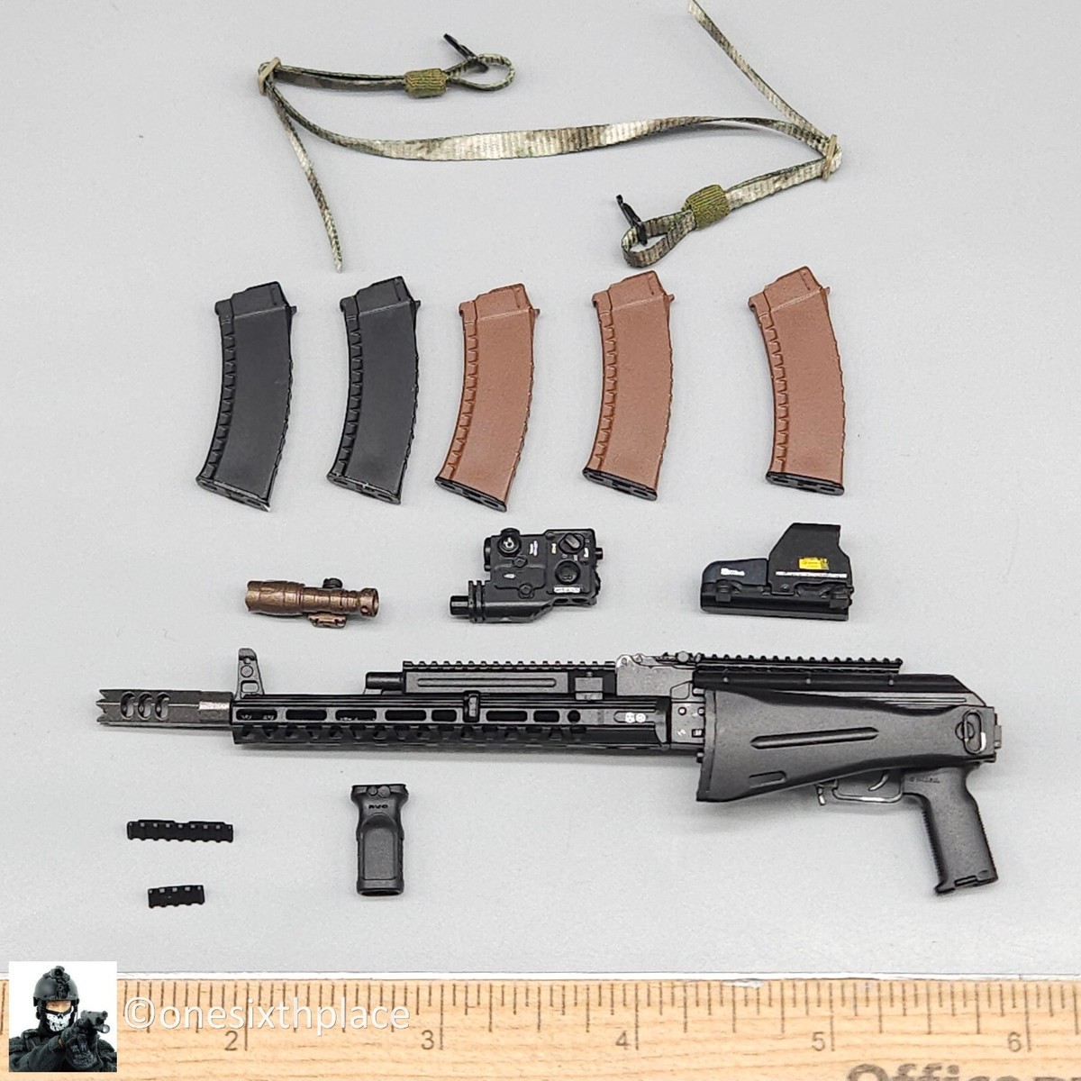 1:6 Easy & Simple Russian Rapid Response SOBR AK74M Rifle Set for
