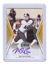 MAX BULLOUGH Texans - Michigan State Spartans 2014 Leaf DRAFT GOLD Autograph RC