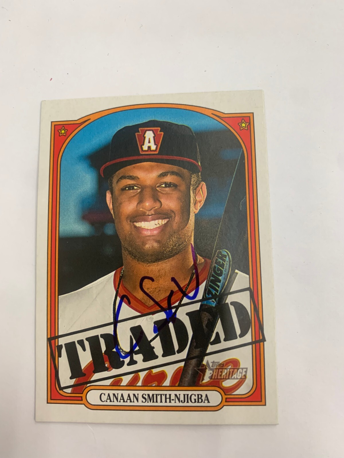 Canaan Smith Njigba Signed Card 2021 Altoona Curve IP Auto eBay