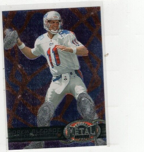 1997 Drew Bledsoe Metal Universe #130 (A-2575)
