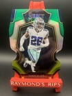 2022 Panini Select Football Green and Yellow Prizm Die-Cut DaRon Bland #130