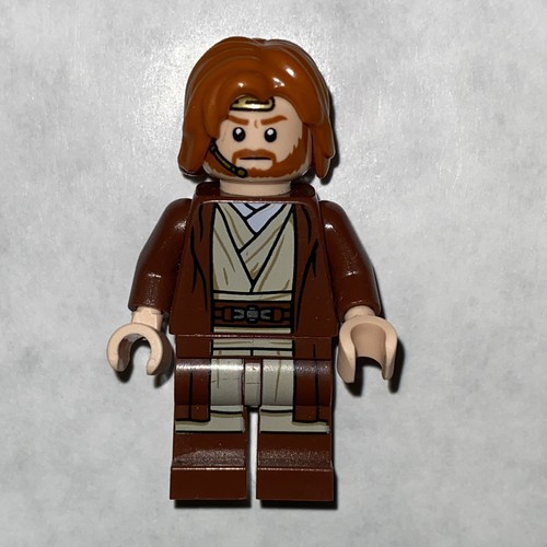 Lego Star Wars Obi-Wan Kenobi Minifigura SW1220 Obi-Wan Jedi Starfighter 75333 - Imagen 4 de 6