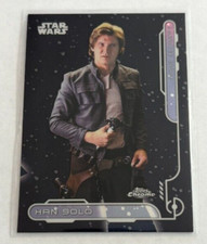 Han Solo 2024 Star Wars Topps Chrome Rebel Alliance Refractor Card