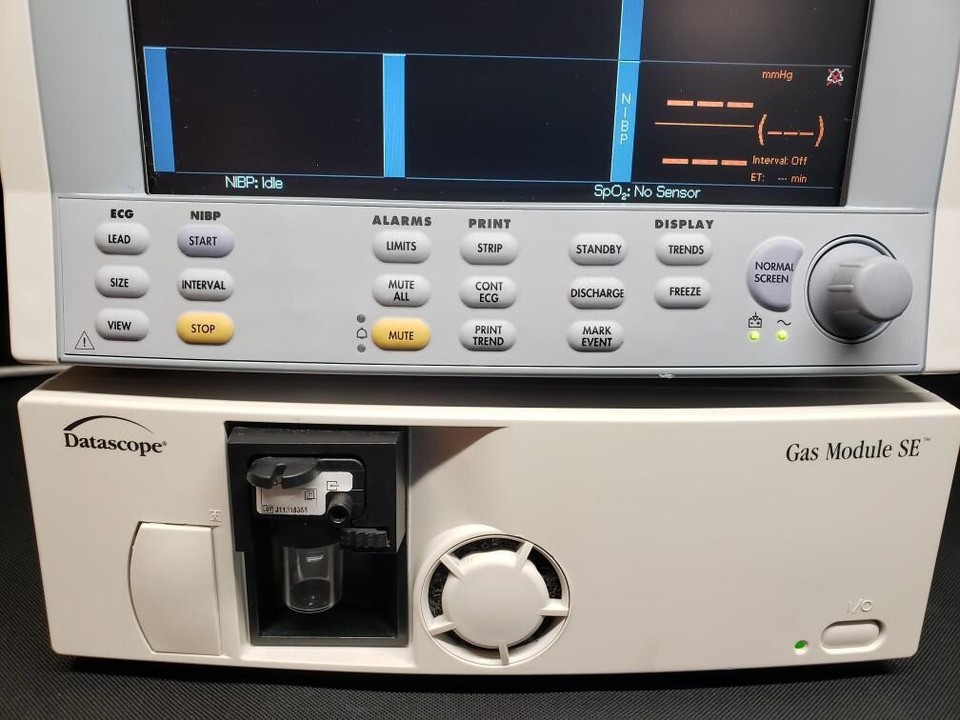 Datascope Passport 2 w/ Gas Module SE - Masimo Spo2, ECG, NIBP - Biomed ...