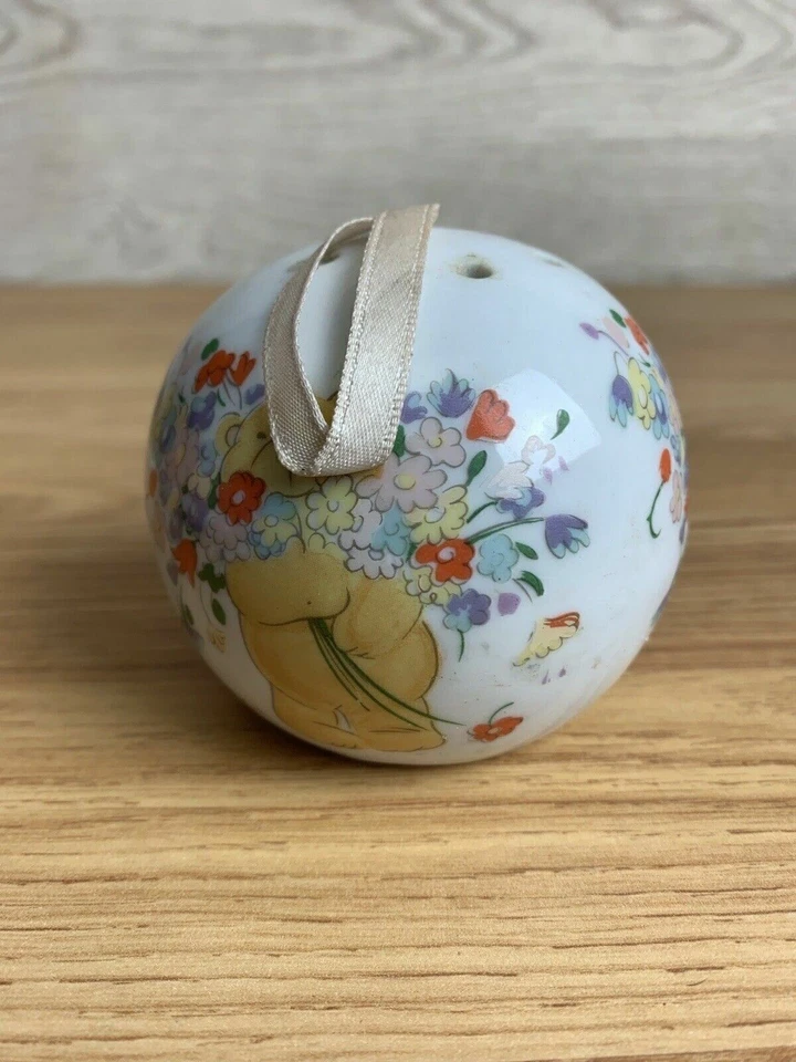 Ceramic Hanging Air Freshener Pomander Wardrobe Closet Deodorizer Bear Floral - Image 4 of 4