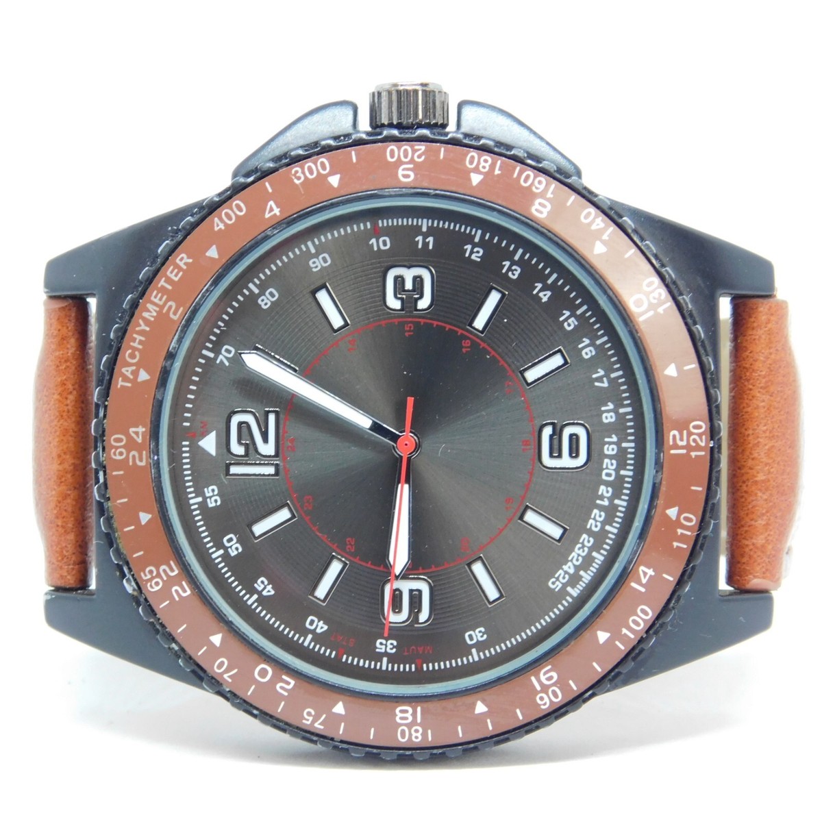 Quartz Watch(Tachymeter) Tenji Chronograph – 38mm Seiko VK64 Mecha-Quartz | Wancher  main image 3