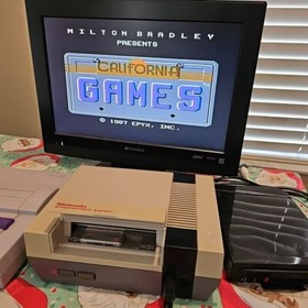 California Games (Nintendo Entertainment System, 1989) NES Tested Works Well