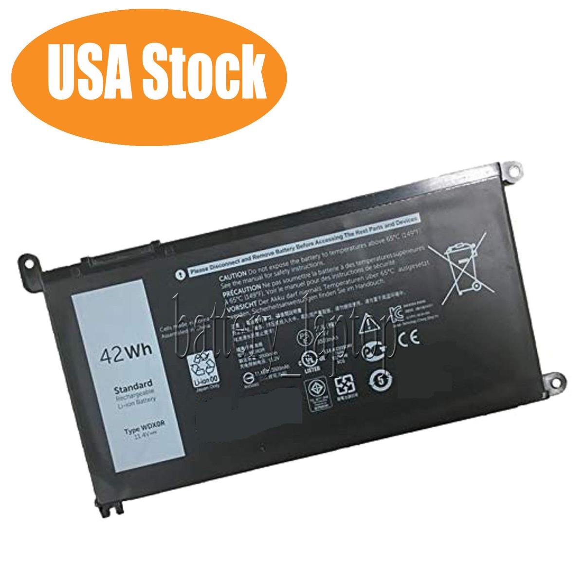 42Wh Laptop Battery Replacement for Inspiron 17 5767 5765 T2JX4