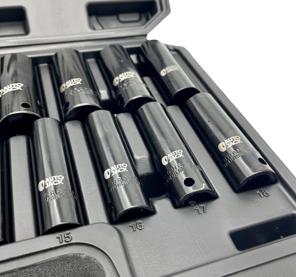 16pc Deep Impact Socket Set – 1/2" Drive | Cr-V Steel | 10–32mm | Carry Case - Image 4 of 4