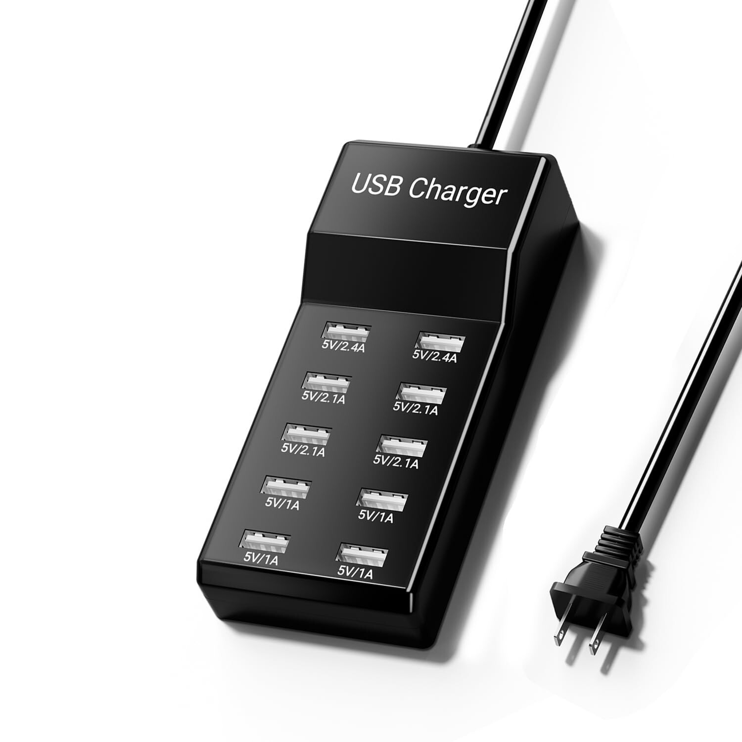 50W 10-Port USB Charging Station with 10A Power Fast Shipping