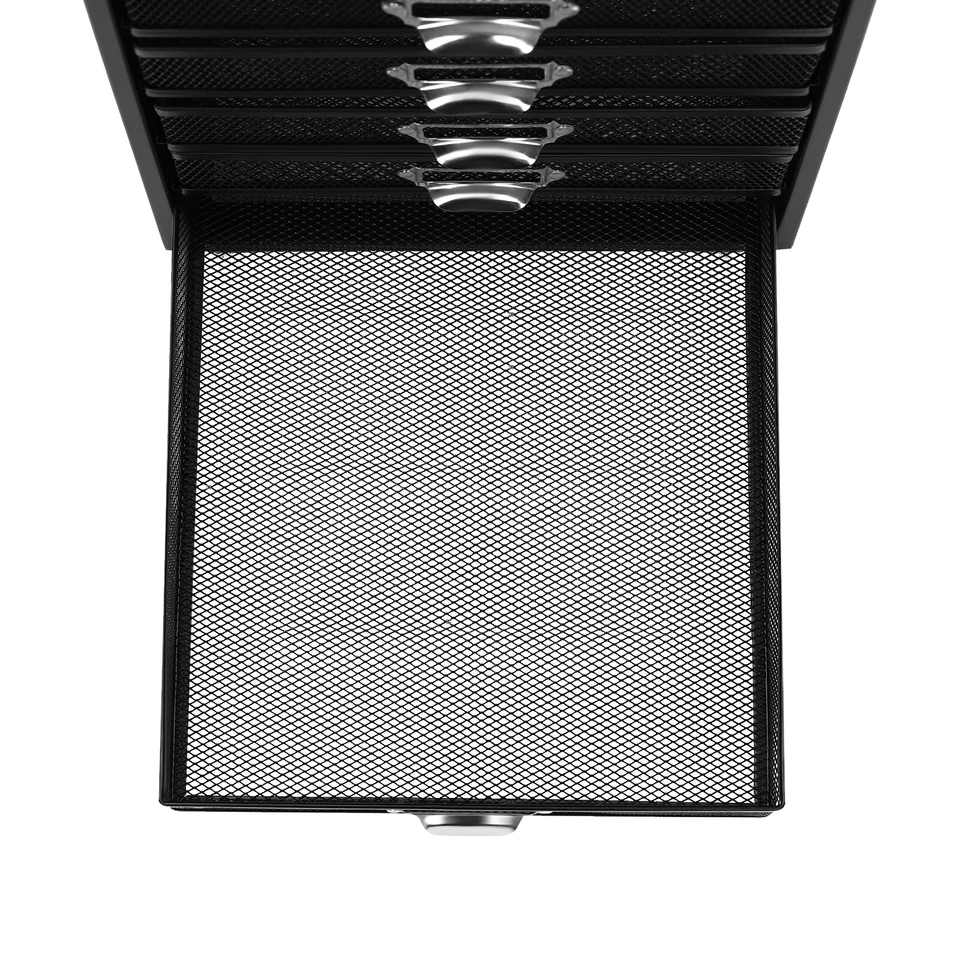 Desk Organizer with Organizer, Multifunction Paper Sorter File Stan - Image 3 of 4