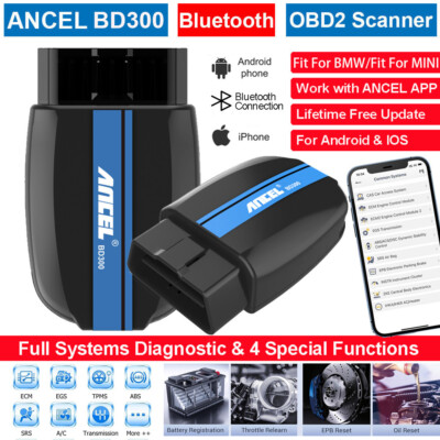 ANCEL Fit Für BMW BD300 Profi Diagnosegerät OBD2 Gerät Auto Alle System Scanner