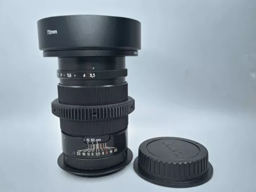 Anamorphic flare and Bokeh Lens 135 mm F3.5 Jupiter 37a Cine for Canon EF mount