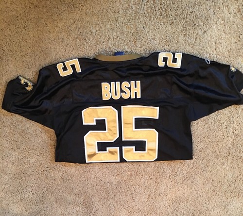 Reggie Bush New Orleans Saints Stitched Super Bowl XLIV Football Jersey Sz 54 - Picture 3 of 4