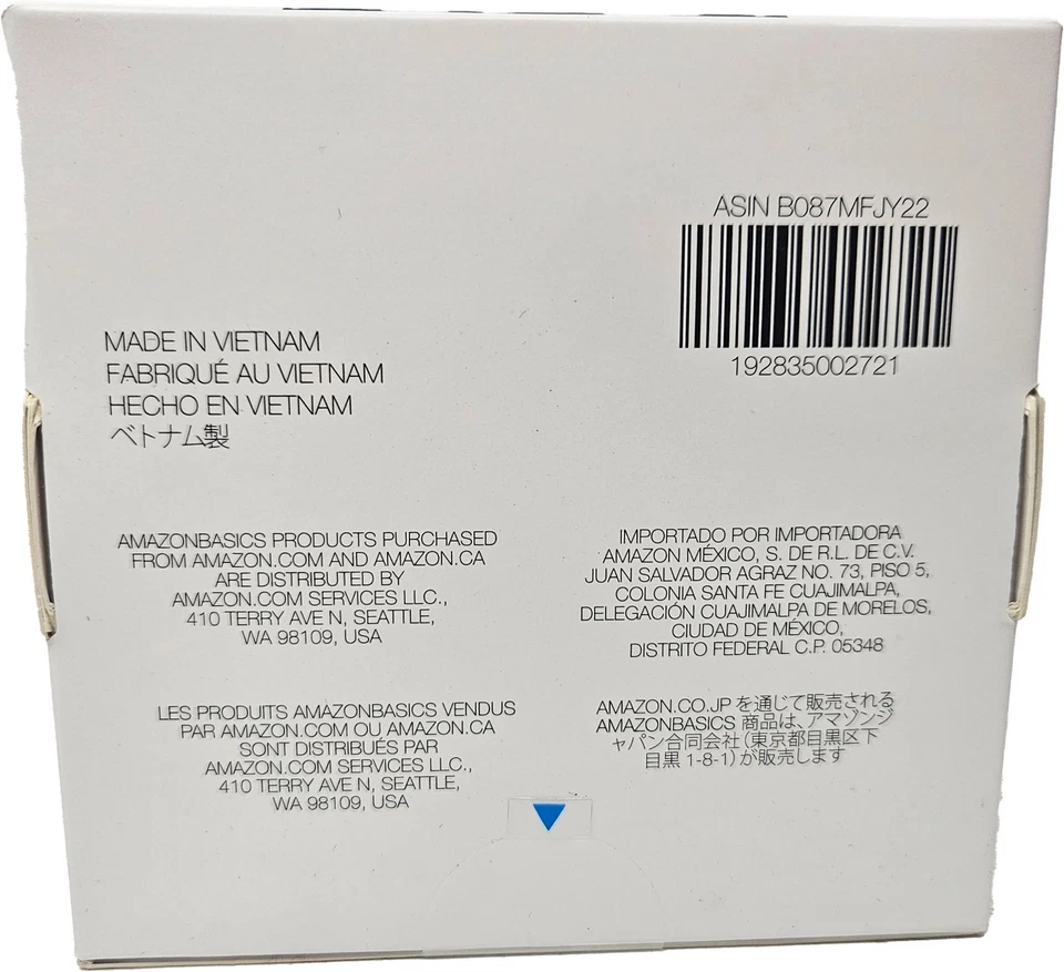 Amazon Basics 100W Four-Port GaN Wall Charger 2 USB-C (100W, 18W) 2 USB-A WHITE - Image 2 of 4