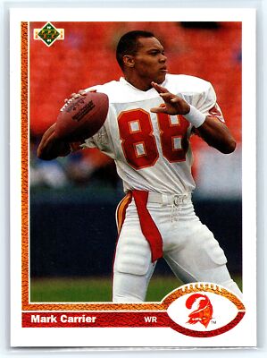 1991 Upper Deck #231 Mark Carrier  Football Tampa Bay Buccaneers